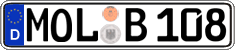 German license plate, Regular plates