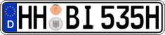 German license plate, Plates for oldtimers (type 