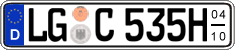 German license plate, Seasonal plates (Oldtimers)