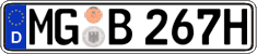 German license plate, Plates for oldtimers (type 