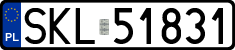 License plates of Poland, Regular car plates