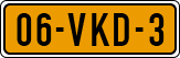 License plate of the Netherlands, Light Commercial Vehicles (1994 system)