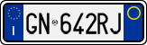 License plate of Italy, Cars (1994 year series)