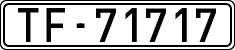 License plates of Spain, 1900 year series