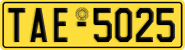 License plate of Greece, Taxi