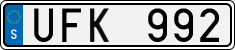 License plate of Sweden, Regular plates