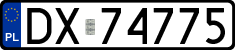 License plates of Poland, Regular car plates