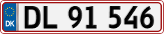 License plate of Denmark, Regular plates