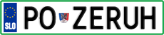 License plate of Slovenia, Vanity Plates