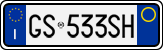 License plate of Italy, Cars (1994 year series)