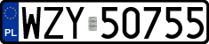 License plates of Poland, Regular car plates