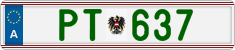 License plate of Austria, Official services and consulates