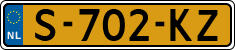 License plate of the Netherlands, Cars