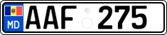 License plate of Moldova, Cars (2015)