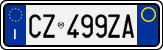 License plate of Italy, Cars (1994 year series)