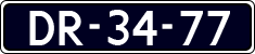 License plate of the Netherlands, Imported oldtimers (cars)
