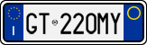 License plate of Italy, Cars (1994 year series)