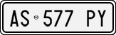 License plate of Italy, Cars (1994 year series)