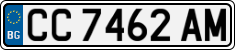 License plate of Bulgaria, Cars