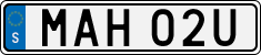 License plate of Sweden, Regular plates