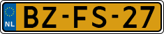 License plate of the Netherlands, Heavy Commercial Vehicles (1994 system)