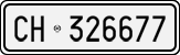 License plate of Italy, Cars (1927 year series)