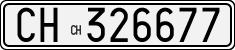 License plate of Italy, Cars (1927 year series)