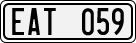 License plate of Sweden, Regular plates
