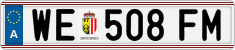 License plate of Austria, Regular plates