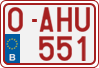 License plate of Belgium, Regular plates (2010)