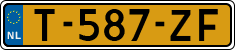License plate of the Netherlands, Cars