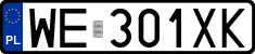 License plates of Poland, Regular car plates