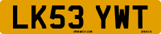 License plate of the United Kingdom, 2001 year system