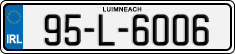 License plate of Ireland, Regular plates