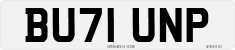 License plate of the United Kingdom, 2001 year system