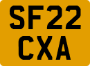 License plate of the United Kingdom, 2001 year system