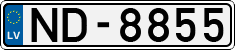 License plate of Latvia, Regular car plates