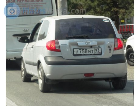 н758нт93, Hyundai Getz