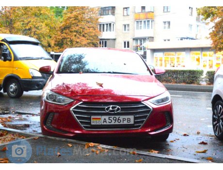 а596рв, Hyundai Elantra