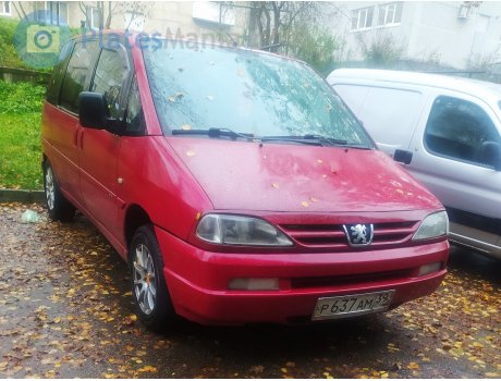 р637ам39, Peugeot 806