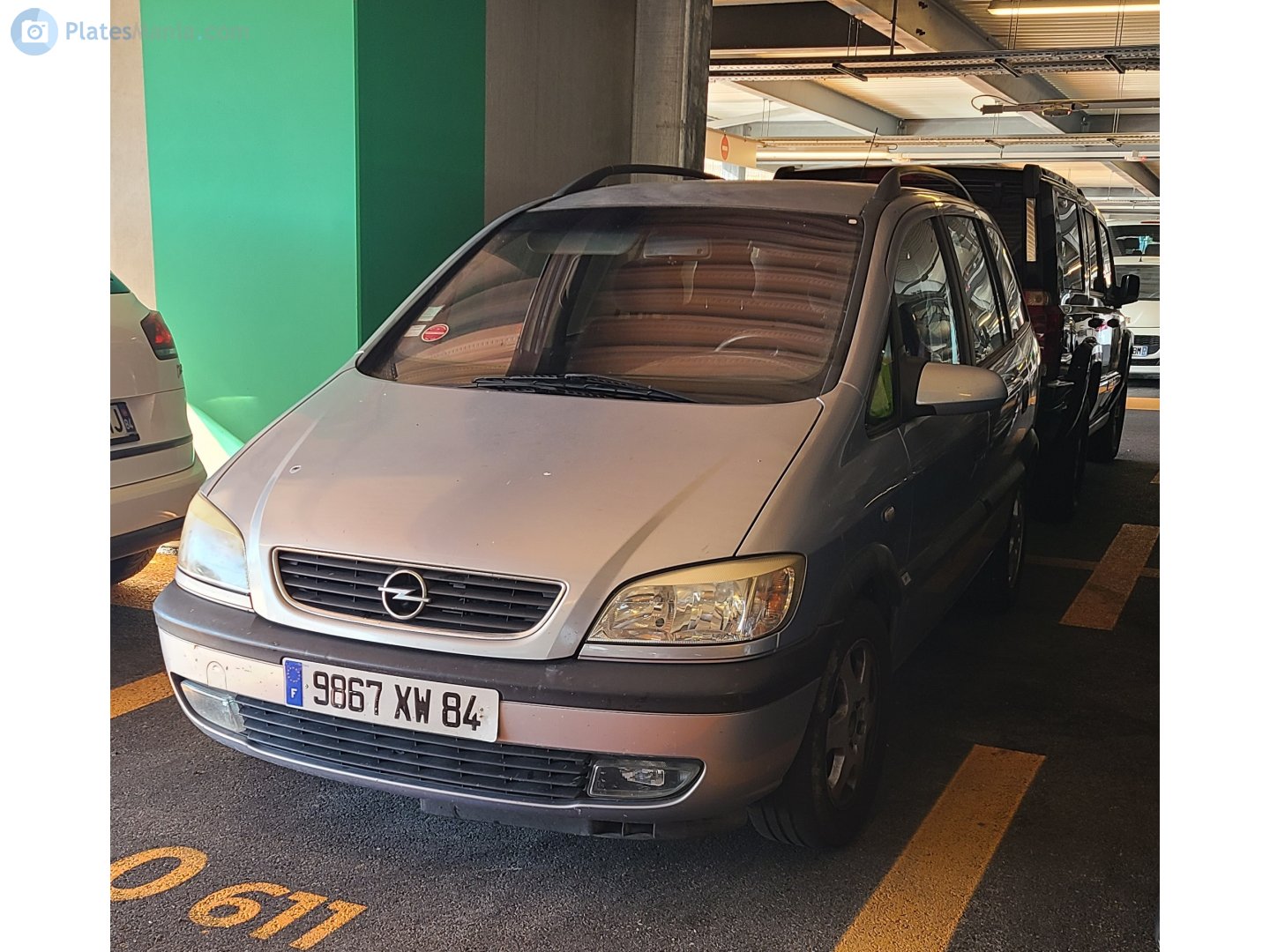 9867 XW 84, Opel Zafira 1st gen (A; T98), 1999–2005