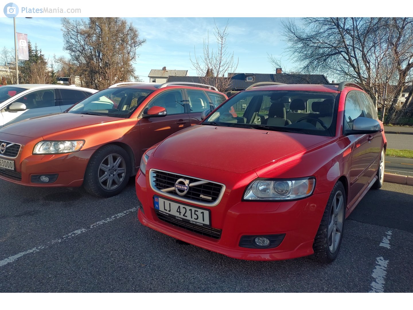 LJ 42151, Volvo V50 1st gen (545), facelift, 2007–2012