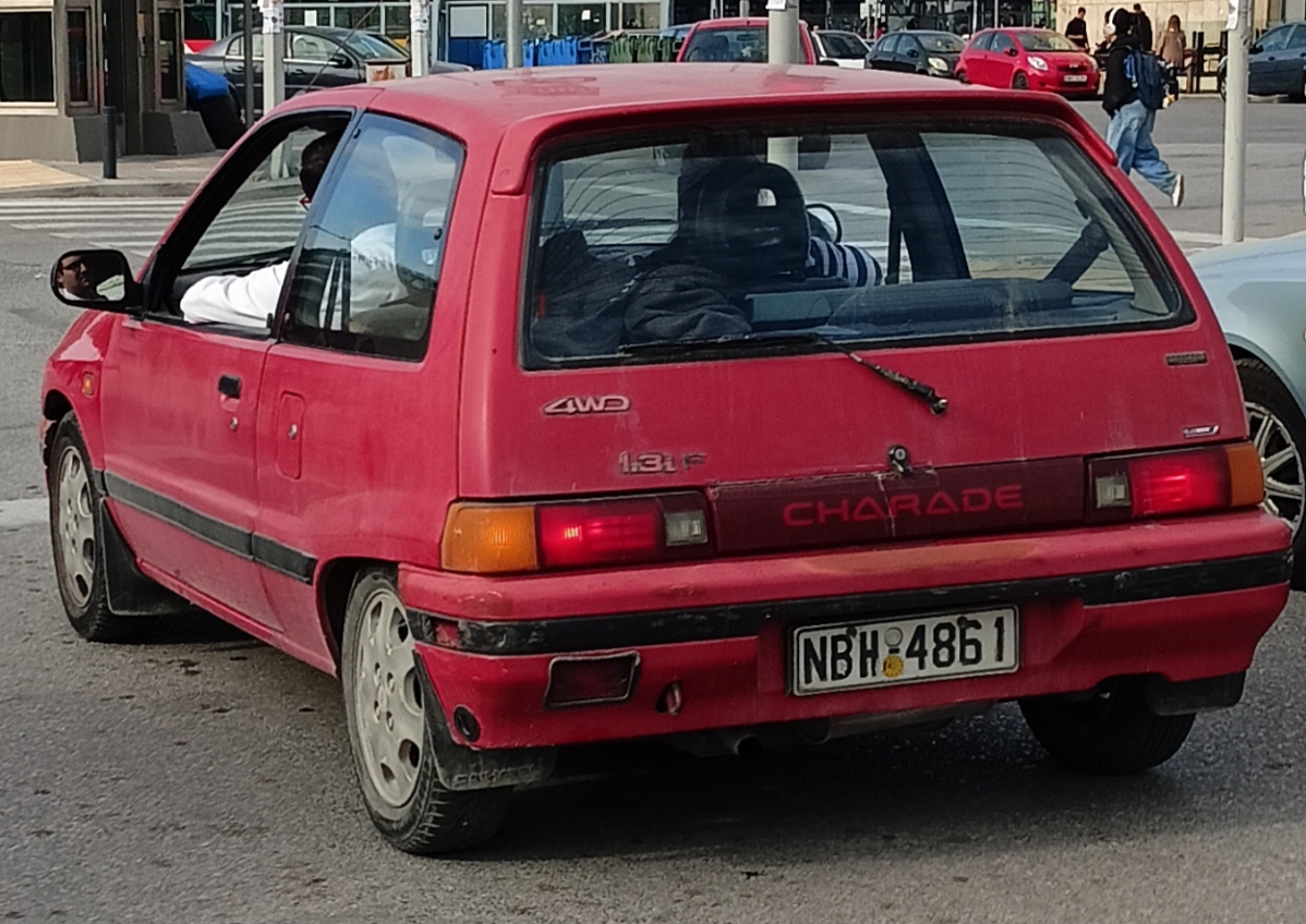 NBH-4861, Daihatsu Charade 3rd gen 3-door Hatch (G100), 1987–1994