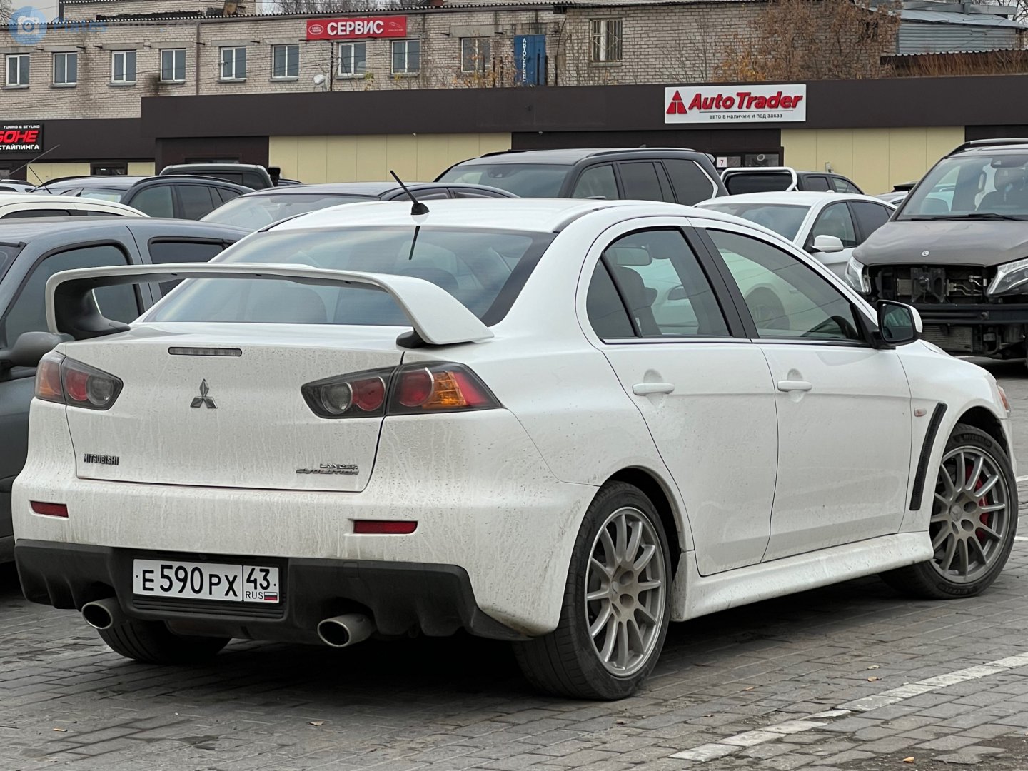 е 590 рх 43, Mitsubishi Lancer Evolution 4th gen (X) (CZ4A), 2007–2016