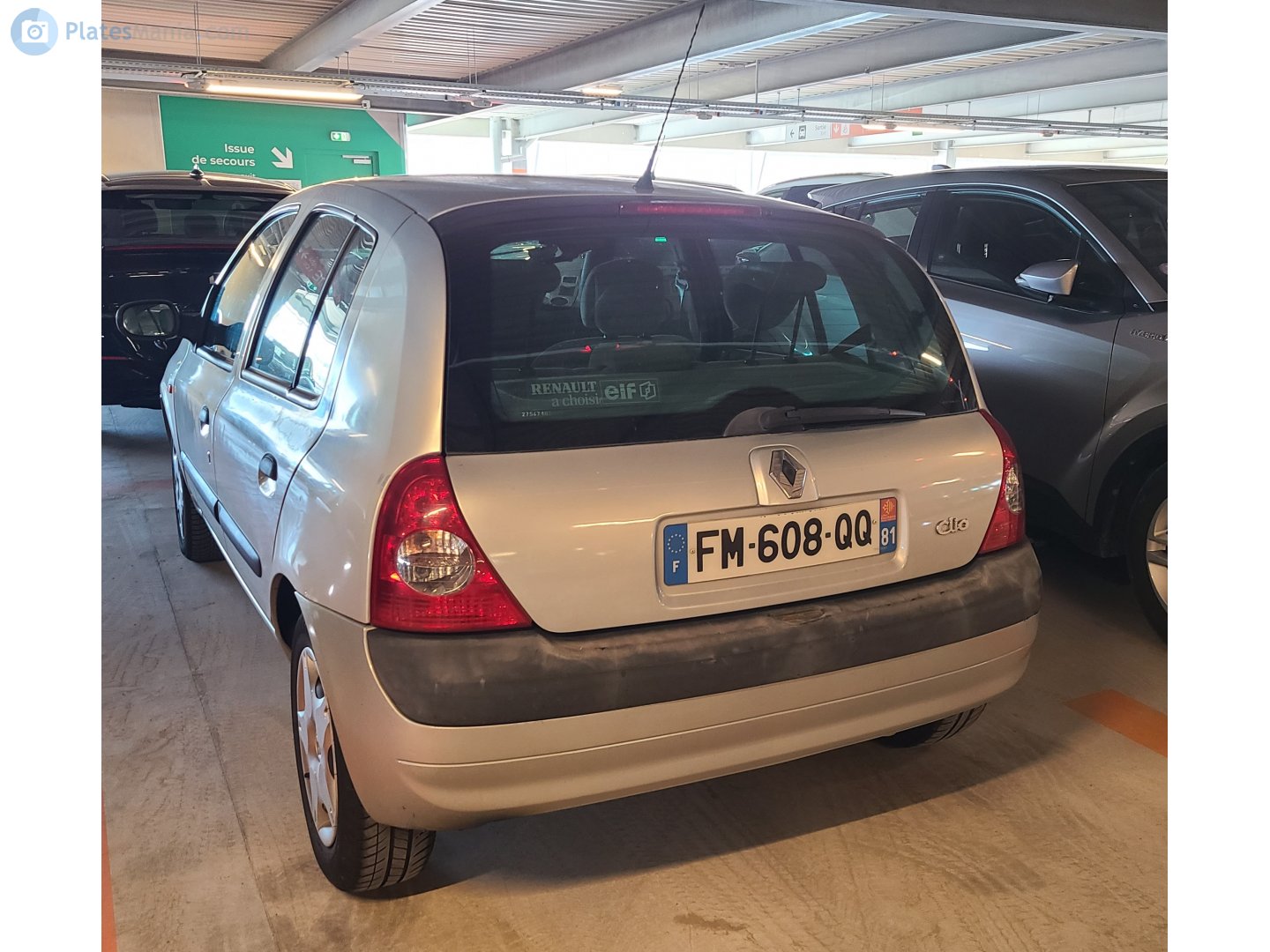 FM-608-QQ, Renault Clio 2nd gen 5-door Hatch (B65), 1st facelift, 2001–2006