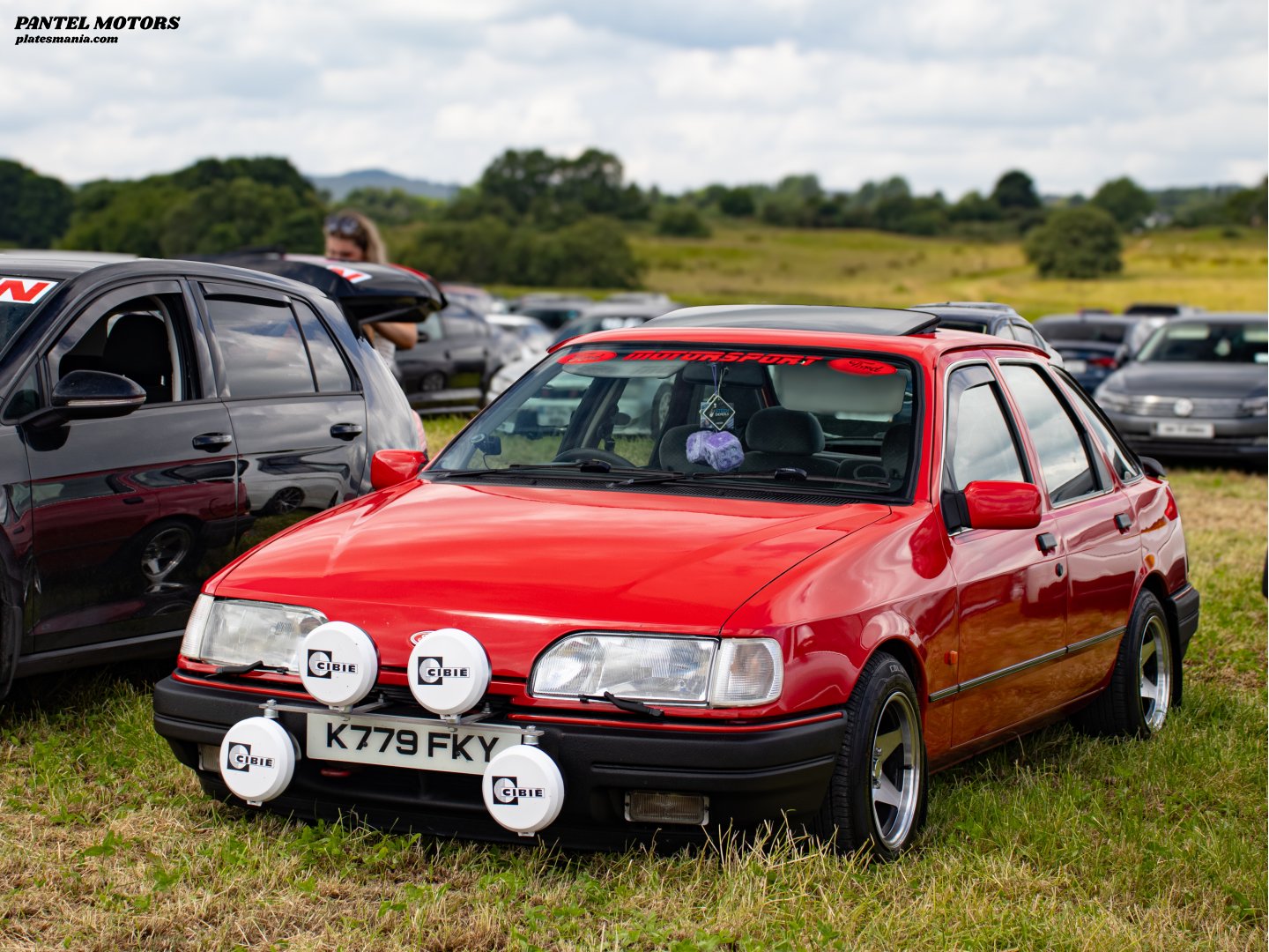 K779FKY, Ford Sierra 1st gen 5-door Liftback (BAG/GBG), facelift, 1987–1993