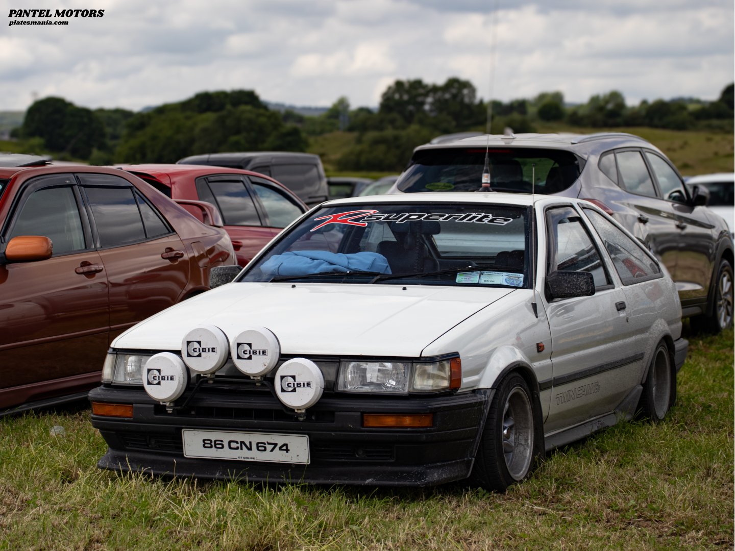 86-CN-674, Toyota Corolla 5th gen (GT-SSR5) Sport Coupé (AE86), 1983–1987