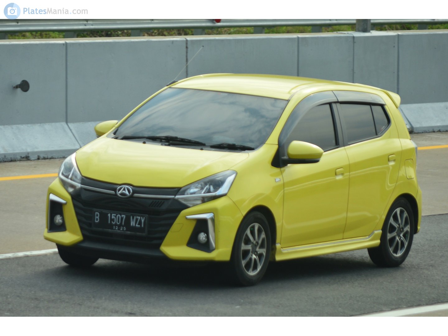 B 1507 WZY, Daihatsu Ayla 1st gen (B100), 2nd facelift, 2020–2023