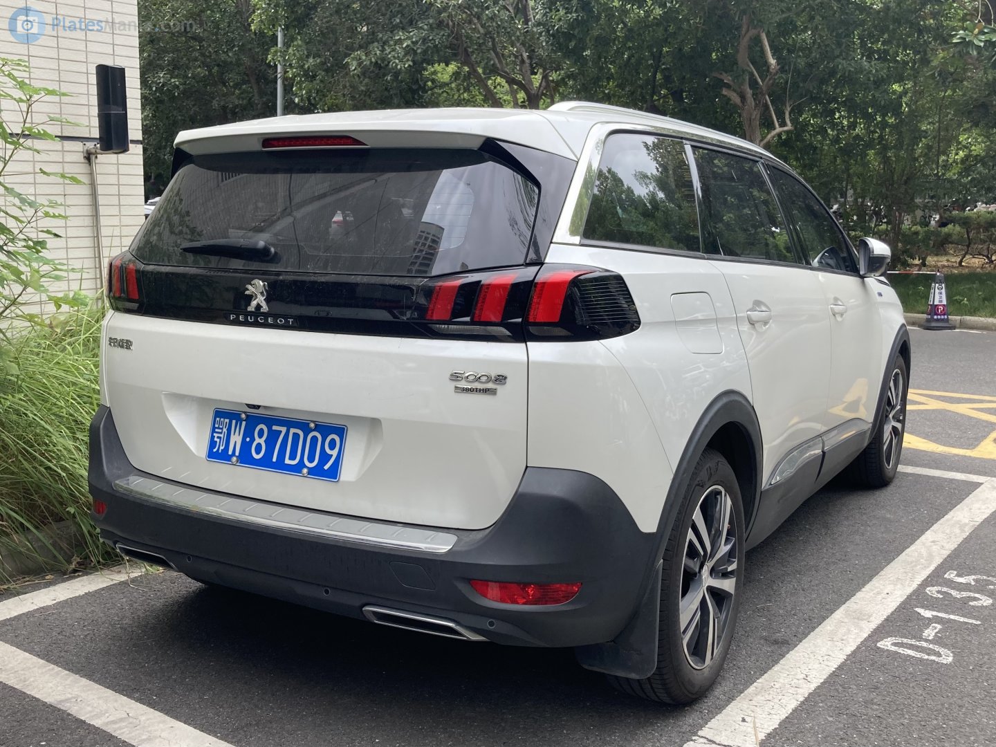 鄂W·87D09, Peugeot 5008 2nd gen SUV (P87), 2016–2020