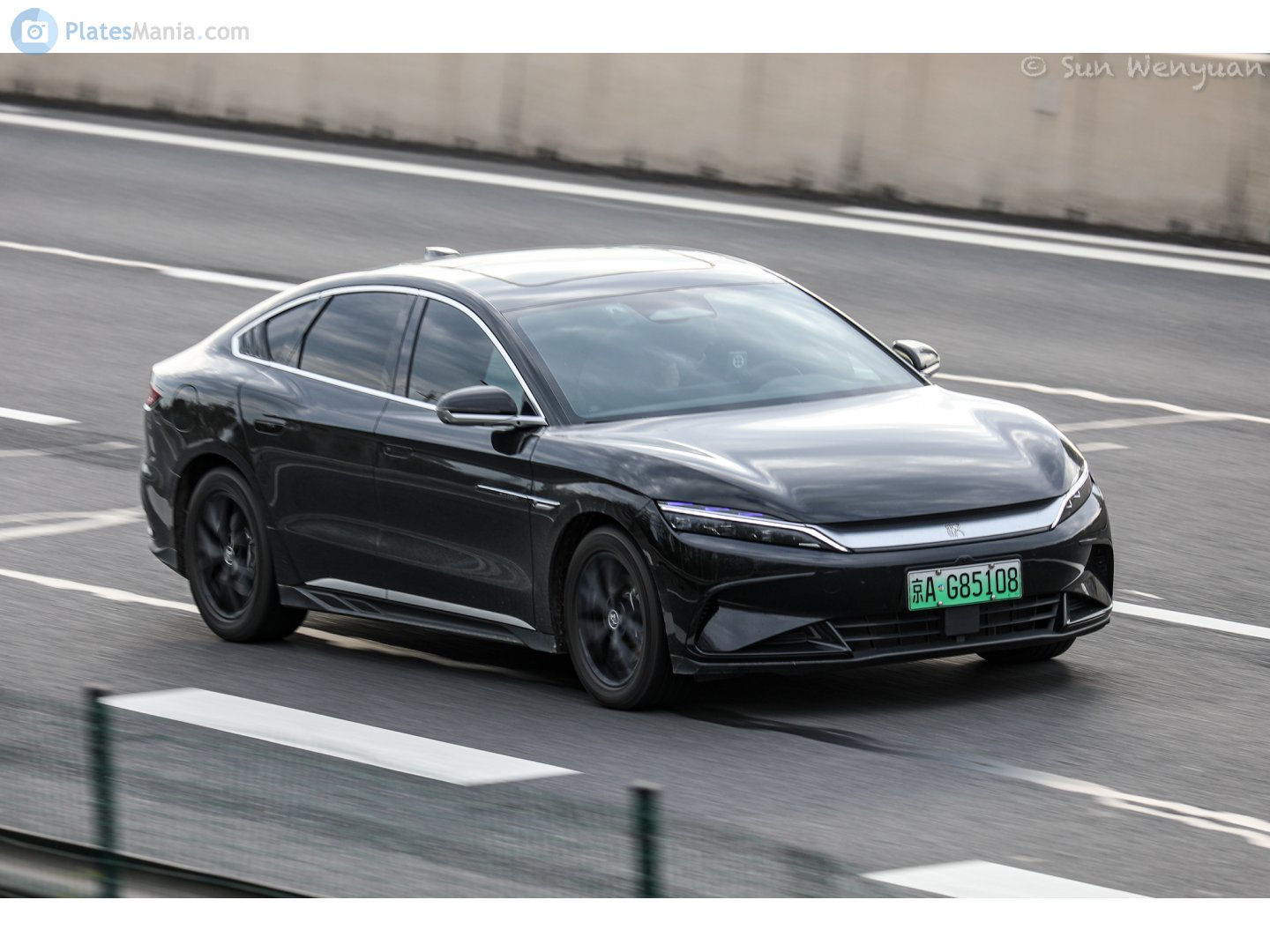 京A·G85108, BYD Han 1st gen EV, facelift, 2022–